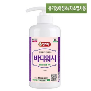 국내산 어성초/자소엽/녹차로 만든 바디워시 500ml, 1개