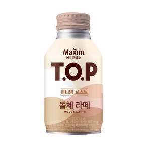 (무료배송) 맥심 TOP 미디엄 로스트 돌체 라떼 275ml x 12개