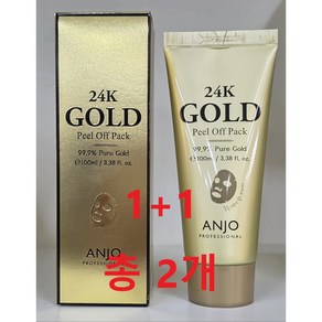 1+1 앙쥬 프로페셔날 24K 골드 필 오프 팩 100ml 행사중, 1개입, 2개