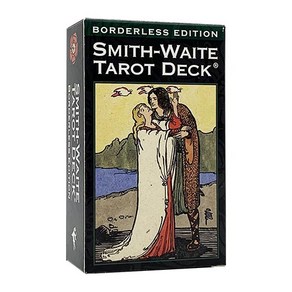 [인터타로] Borderless Edition 스미스웨이트 타로카드 Smith-Waite Tarot [한글해설서+주머니+퀵시트3종증정] 직수입 정품