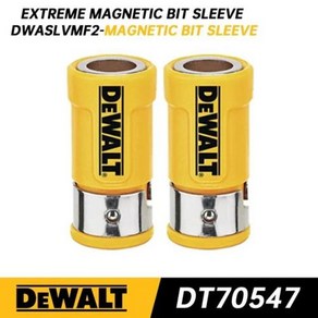 DEWALT MAXFIT 마그네틱 비트 슬리브 세트 임팩트 드라이버 무선 드릴 비트 세트 Dewalt 전동 공구 액세서리 DWASLVMF2