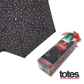 totes(토스) 마이크로 5단 수동우산 A133U78 (하트클로버) 선물용패키지 양산겸용