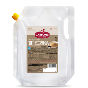 냉장 대상 쉐프원 참깨드레싱 2kg, 1개