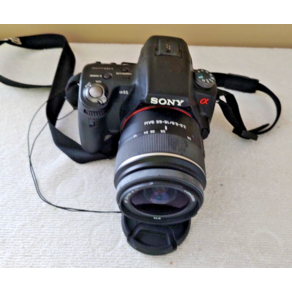 소니 알파 SLT-A55V 16.2mp DSLR 카메라 포함 3.5-55 SAL1885 렌즈, 1개