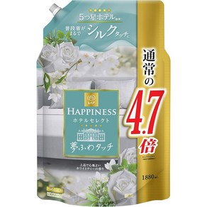 [대용량] 레노아 해피니스 섬유유연제 행복 꿈 푹신 화이트 티 리필 1 880mL, 1400mL, 1개