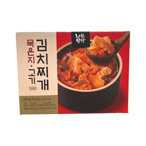 코스트코 왕애밥상 묵은지고기 김치찌개 2400g (600gx4개) 무료배송/ 냉동 100%국내산묵은지 반찬 간편식사 안주, 1개, 2.4kg