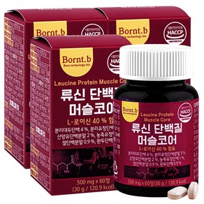 본트비 류신 단백질 타블렛 아미노산 BCAA 머슬코어 30g