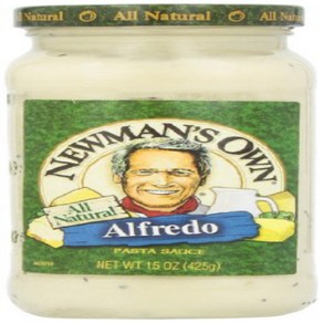 Newman's Own Alfedo Pasta Sauce 15 oz 뉴먼 소유 알프레도 파스타 소스 15온스, 425g, 1개