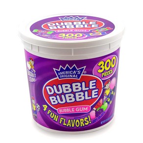 MLB 풍선껌 더블버블 과일맛 풍선껌 300개/ Dubble Bubble Tub Fruitastic Flavors 300-Count