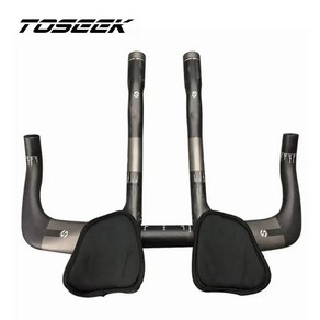 TOSEEK 카본 타임 트라이얼 핸들바 TT 바 레스트 철인 3 종 경기 핸들바 자전거 부품 31.8mm, 6)Rest Handleba, 1개