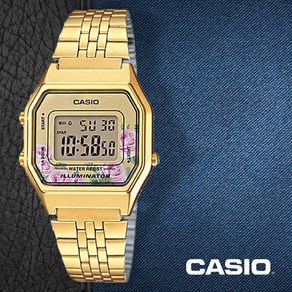 [CASIO] 카시오 LA680WGA-4C 여성 메탈 디지털 시계