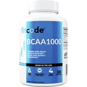 핏코드 BCAA 1000 캡슐, 1개, 60정