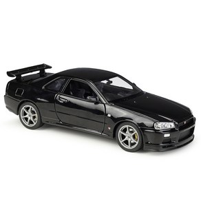 WELLY 1:24Skyline GTR R34 스포츠카 수집 자동차 모형