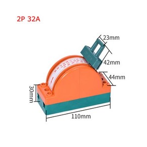 가정용 양방향 나이프 스위치 220V 상 100A 더블 변환 절연 광발전 1PC, [01] 2P 32A, 1개