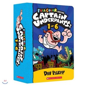 Captain Undepants #1~#6 Box Set : 캡틴 언더팬츠 6종 박스 세트 (Colo Edition), Scholastic, Dav Pilkey, 9789814855792