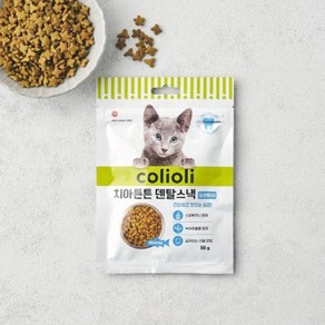 콜리올리 치아튼튼 덴탈스낵 오션피쉬, 80g, 1개