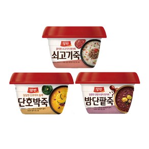 동원양반죽 단호박285g+밤단팥285g+쇠고기287.5g 3개씩