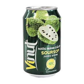 베트남 비누트 Vinut 사워솝 쥬스 330ml / 과즙음료 SOURSOP JUICE