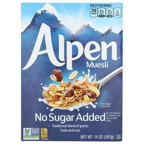 Alpen Cereal No Sugar Added 14 Ounce 알펜 시리얼 설탕 무첨가 14온스