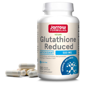 자로우포뮬러 글루타치온 500mg 120 식물성 캡슐 Jarrow Glutathione