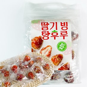 엔터콘 동결건조 딸기 빙탕후루 개별포장, 1개, 200g