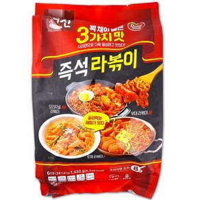 코스트코 동원 3가지맛 즉석 라볶이 1432g(3종 x2인분)부대 마라