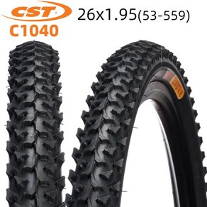 MTB 자전거 타이어 26 인치 26x1.95 53-559 CST C1040, 1개