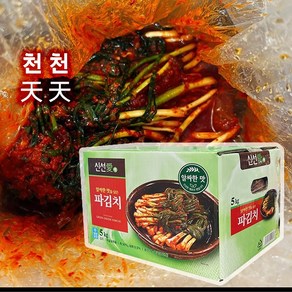 냉장식품 파김치 한박스, 5kg, 1개