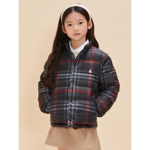 [브랜드정품]빈폴키즈 [BEANPOLE KIDS] 덕다운 체크 리버서블 한줌 경량패딩 블랙 (BI4838U085)신학기패딩 점퍼