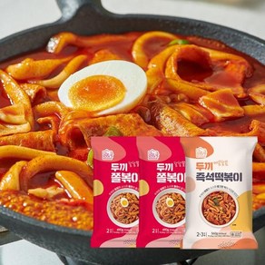 eTV 두끼 쫄볶이 2팩+즉석떡볶이 1팩, 1