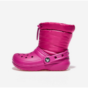 ABC마트키즈 [CROCS] 클래식 라인드 네오 퍼프 부츠 키즈 CLASSIC LINED NEO PUFF BOOT K / CRS207940 - FUCHSIA FUN(175~225)