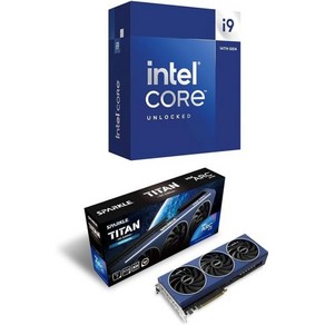 인텔® 코어™ i9-14900K 게이밍 데스크톱 프로세서 Spakle Ac A770 타이탄 그래픽 카드, 인텔® 코어™ i9-14900K 게이밍 데스크톱 프로, 1개