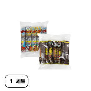 우마이봉 스낵세트 초코맛 15p + 치즈맛 15p, 1세트, 90g