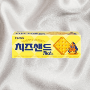 크라운과자 치즈샌드 리치 4가지치즈, 45g, 10개