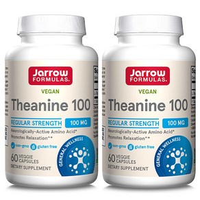 재로우포뮬러스 테아닌100 100mg 60캡슐 2통 Theanine