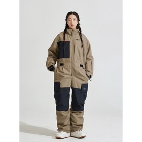 MR 25 JUMPSUIT 01 SEPIA 모이라 보드복 점프수트 일체형 커플 공용 여성 남성 스노우보드복