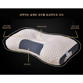누버바 경추베개 P23 푹신한 꿀잠 부드러운 편한베개 목이편한 호텔, 1개