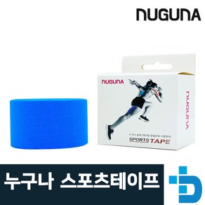 누구나 스포츠테이핑 5cm x 5m 근육테이프 키네시올로지 1롤 블루, 1개