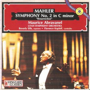 (CD) Mahle - Symphony No.2/ Mauice Abavanel (말러: 교향곡 2번), 단품