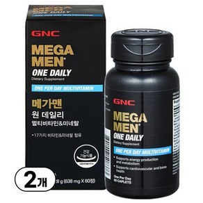 GNC 메가맨 원 데일리 멀티비타민 앤 미네랄