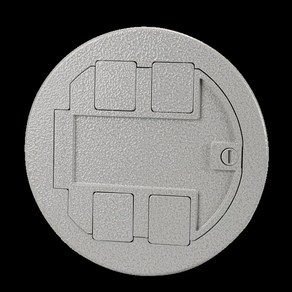 시스템박스 AL 원형4구 타일용 커버만 1개 판매
