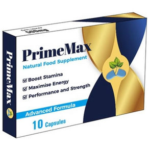 MAPEinc 영국직배 PimeMax 남성용 새로운 포뮬러 강한 성능 강화 블루 보충제 500mg 10정, 1개