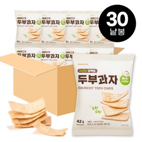 스낵24 두부과자, 30개, 42g