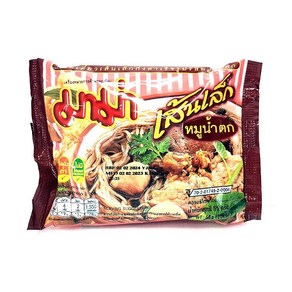 태국라면 MAMA 돼지고기맛 무남톡 쌀국수 55g / 마마라면 INSTANT RICE NOODLES MOO NAM TOK FLAVOUR, 1개