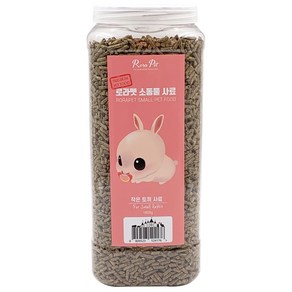 로라펫 소동물 작은 토끼 사료, 1600g, 1개