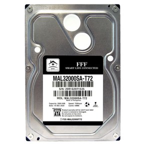 3.5인치 하드디스크 2TB 에프쓰리 HDD SATA3 7200RPM 64MB 2테라, MAL32000SA-T72