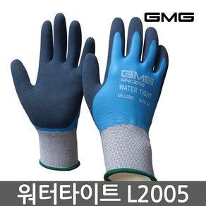 GMG 소프트그립 안전장갑 NBR 폼 코팅 공법 장갑 KR-L2001 택배 산업 작업용 스마트폰 터치, 1개