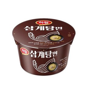 하림 삼계탕면 컵 107g, 12개