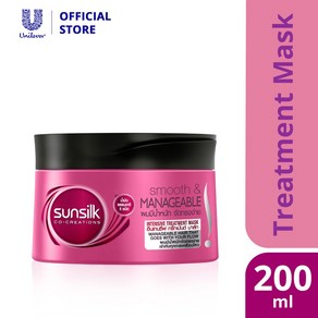 썬실크 헤어 트리트먼트 스무스 매네지블 Sunsilk Treatment 200ml x 2개