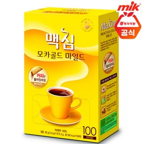 MIK 동서 맥심 모카골드 커피만 100T, 900mg, 120개입, 1개